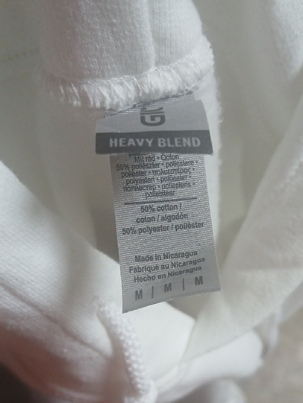 Move Wysely Gildan White Heavy Blend Pullover Hoodie - Picture 3 of 4